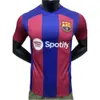 Soccer Trikots Männer 2324 Barcelona Home Jersey Fan Edition Druckbare Fußball