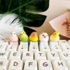 Akcesoria Key Cap OEM Cherry Pbt Parrot Keyhat Bird Keycaps do mechanicznej klawiatury Keycap Creative Single Bird Birthday Gift