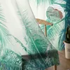 Green Leaves Jungle Plant Nature Modern Tulle Curtains For Living Room Sheer Curtain Bedroom Voile Decorative Window Treatments