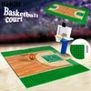 1pcs Klassische Basisplatten City Road Basketball Fußballplatz Carpark Basisplatten Baustein DIY -Steine Spielzeug für Kinder Kinder