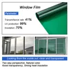 Adesivi per finestre 100x150 cm 41% VLT Green House Foil Tints UV Isolamento Heat Explosion Proof Sun Shade Film per edificio commerciale domestico