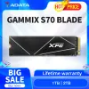 ADATA XPG GAMMIX S70 BLAD PCIE GEN4X4 M.2 2280 1TB 2TB Interne gaming SSD voor laptop Desktop Hard Disk PC PS5 Origineel 11.11