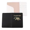 4pcs Portable Mr Mrs Travel Passport Card Cover with Luggage Tags Holder Case