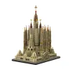 MOC Spagna Barcelona Sagrada Familia famosa architettura medievale builidng blocchi set di chiesa cattolica romana modello fai -da -te giocattolo per bambini fai -da -te