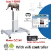 Tabela elétrica Support Support Coluna Média móvel de 250 kg de carga 24V DC Motor Controller Atuador 200mm 300mm 600mm de altura ajustável