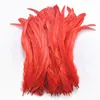 100pcs/lot Rose Rooster Feathers rooster Tail Feathers 25-30cm/10-12 "クラフトのためのキジ羽結婚式の羽の飾り