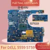 Moederbord voor Dell Inprion 5559 5459 5759 Laptop Motherboard LAD071P 027G19 SR2EU I36100U DDR3L NOOTBUIK MACHTBOARD VOLLEDIGE TEST 100% werk