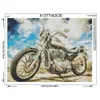 Pełny kwadratowy/okrągły wiertło 5D Diod Diamond „Motorcycle” 3D Hafdery Cross Stitch Decor Prezent A00548