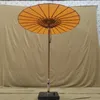 Regenschirme 24 Rippen Traditionelle pagodenförmige winddichte japanische Sonnenschild -Garten -Parasol im Freien im Freien im Freien