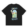 Tasarımcı Mens Temel Business Polos T Shirt Moda Fransa Marka Erkek Tişörtleri İşlemeli Kol Bantları Mektup Rozetleri Polo Gömlek Şort29