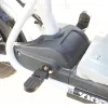 Pédales arrière à vélo électrique en alliage en alliage en aluminium, pédales de repliage arrière pliant non glip