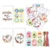 48/96 Sets Frohe Easter Bunny Geschenk Tags mit String -Geschenkbox -Wrap -Tag -Labels DIY