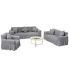 Gerade Sofa -Abdeckung für Couch, Sesselabdeckungen, 2 und 3 Sitze, Eck Wohnzimmer, moderne Seiten, Stuhl -Gummibänder Set Möbel