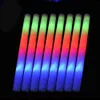 Led Rave Toy 30/50 Pcs Led Foam Bar Glow In The Dark Light-Up Foam Sticks LED Soft Batons Rave Glow Wands Flashing Tube Concert for Party 240410