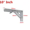 2PCS 8-20 Inch White Triangle Folding Angle Bracket Adjustable Wall Mounted Durable Bearing DIY Home Table Bench Shelf Bracket
