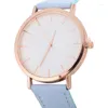 Montre-bracelets Fashion Femmes Watch Watch Band Coupter Quartz Quartz Round Casual Simplity Horloge Vintage Horloge