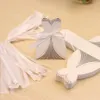 Geschenkwikkeling 100 van de bruidszakjes Bevallen Bruidegom Tuxedo jurk ribbon bruiloft voorkeur candy box269o