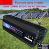 Onduleur d'onde sinusoïdale Pure DC 12V 24V à AC 220V 110V 60Hz 500W 1000W 2000W Convertisseur de puissance Booster pour la ménage de voiture DIY