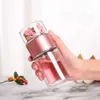 Tazze ymeei da 280 ml bottiglia d'acqua tè ad alta borosilicato in vetro doppia parete a parete tazza di acqua di vetro portatile filtro tè in acciaio inossidabile 240410