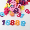 50pcs farbenfrohe Zahlen Filz nicht gewebter Stoff Alphabet Handwerk handgefertigtes Accessoire DIY Kids Spielzeug Bekleidungsdekor Scrapbooking Geschenke