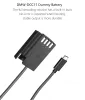 Chargers DMWDCC17 DMWBLK22 Фиксированная батарея PD 20W Power Adapter для Panasonic Lumix G9 DCS5K DCS5 GH5S GH5 II GH6 Зарядное устройство камеры GH6