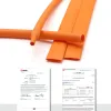 1M Orange Dia 1 2 3 4 5 6 7 8 9 10 12 14 16 20 25 30 40 50 mm Heat Shrink Tube 2:1 Polyolefin Thermal Cable Sleeve Insulated