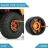 Injora RC Herramientas 0.05 "1,5 mm Hex Destornillador 4.0 Tornillo de llave del controlador de tuerca para RC Crawler Axial SCX24 AX24 Actualización