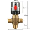 Acabamento cromado Termostato sólido Termostato Termostato Termostático Válvula Banheiro Banheiro Controle de temperatura Cartucet CARTRIDES