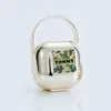 Miyocar personaliserad alla namn Photo Green Camoufla Golden Rose Pacifier Box Holder BPA Gratis idealisk gåva för nyfödd baby shower