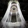48CMx5M/10M/15M organza crystal tulle baby bath snow yarn for wedding Christmas birthday DIY party arch decoration
