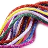 6 mm 7 mm hars glitter steentjes touw buis koord pailletten trimmen diy sieraden armband ketting feestje bruiloft decoraties 1yard