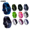 Cinta de silicone de bracelete Fifata para Garmin Vivofit JR2 / JR Sports Smart Watch Band para Vivofit Jr Jr2 Substituir Acessórios para Straps