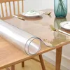 Table Cloth Clear Protective Desk Mat Waterproof Cover Pad Anti-Slip Transparent PVC Coffee