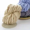 Super Soft DIY Chunky ullstickande ullfilt garn Super tjockt garn för stickning/virkning/matta/hattar