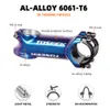 Toseek WCS Mountain Bike Hitlebar Haste 31,8 mm Ligas de alumínio de bicicleta de bicicleta Acessórios de ciclismo de alta resistência de cor de alta resistência