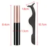 Neue 3/4pairs Magnetische Wimpern falsche Wimpern wiederholt Verwenden Sie Wimpern wasserdichte Flüssigkeit Eyeliner handgefertigtes Wimpern Make -up -Werkzeuge