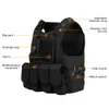 Tactical Gear Plate Transtring Vest Militar Hunting Paintball Equipment Outdoor Airsoft Combat Body Armour Molle Assault CS coletes