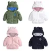 2022 Winter Babymantel Outfits Baby Jungen Mädchen für Neugeborene Kostüm Zwillinge Neugeborene Baby Kleidung Bär Sweatshirt Säugling Jacke süß