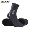 Sweatshirts Taobo Original Zcco Diving Socks 3mm Super Elastic Men Femmes d'hiver nageur non galets Fin de plongée