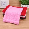 30x20cm Animal Blain Mat Hamster Rabit Cat Kitten Pad Pad Quilt Fleece Lão quente Ninho de cama Tampa Acessórios para animais de estimação