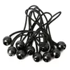 25pcs bungee cord ball black poly poly tarp canvas tabaulin ties ties ties scond elects lope rope lace lace lextip accessories