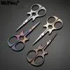 Teclado de artesão de tesoura de guitarra Bordado Handicrafty Fabric Cross-Stitch Retro Classic Vintage Antique Craft Sewing Tailor Sewing Scissors Craft Craft