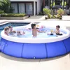 Family Inflatable Swimming Pool 4 Size Inflatable Round Pool for Kids, Adult Bath Tub Home Outdoor Summer Water Party