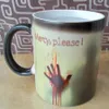 New Arrive Mercy please The Walking Dead Mugs coffee mugs zombie mug novelty heat changing color mug cup