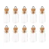 Flaschen 10pcs 1,5 ml Glasflaschen Kunsthandwerk Wünschen Gläser Hochzeitsdekoration Kleine Mini Clear DIY Message Fläschchen Ornamente mit Korken