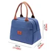 Bolsas de almacenamiento bolso de almuerzo aislado portátil portátil bento paquete reutilizable caja impermeable supermercado