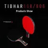 Tibhar Table Tennis Racket Ping-inping Pong Rackets Hight Quality Blade 806/608バッグとギフト