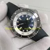 2 Stil Automatiska klockor för riktiga foto Mens Superocean 44mm Black Dial A17376211B1S1 Rostfritt stål Gummiarmband Män Mekanisk sportklocka armbandsur