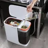 In 2 1 Cash può filtrare i residui separabili secco per acqua cucina scarpa da tè spazzatura della spazzatura bidone bidone della spazzatura lattina