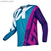 Cycling Shirts Tops 2021 New motorcycle mountain bike team downhill jersey off-road DH MX bike motorcycle shirt off-road moto Racing Y240410
